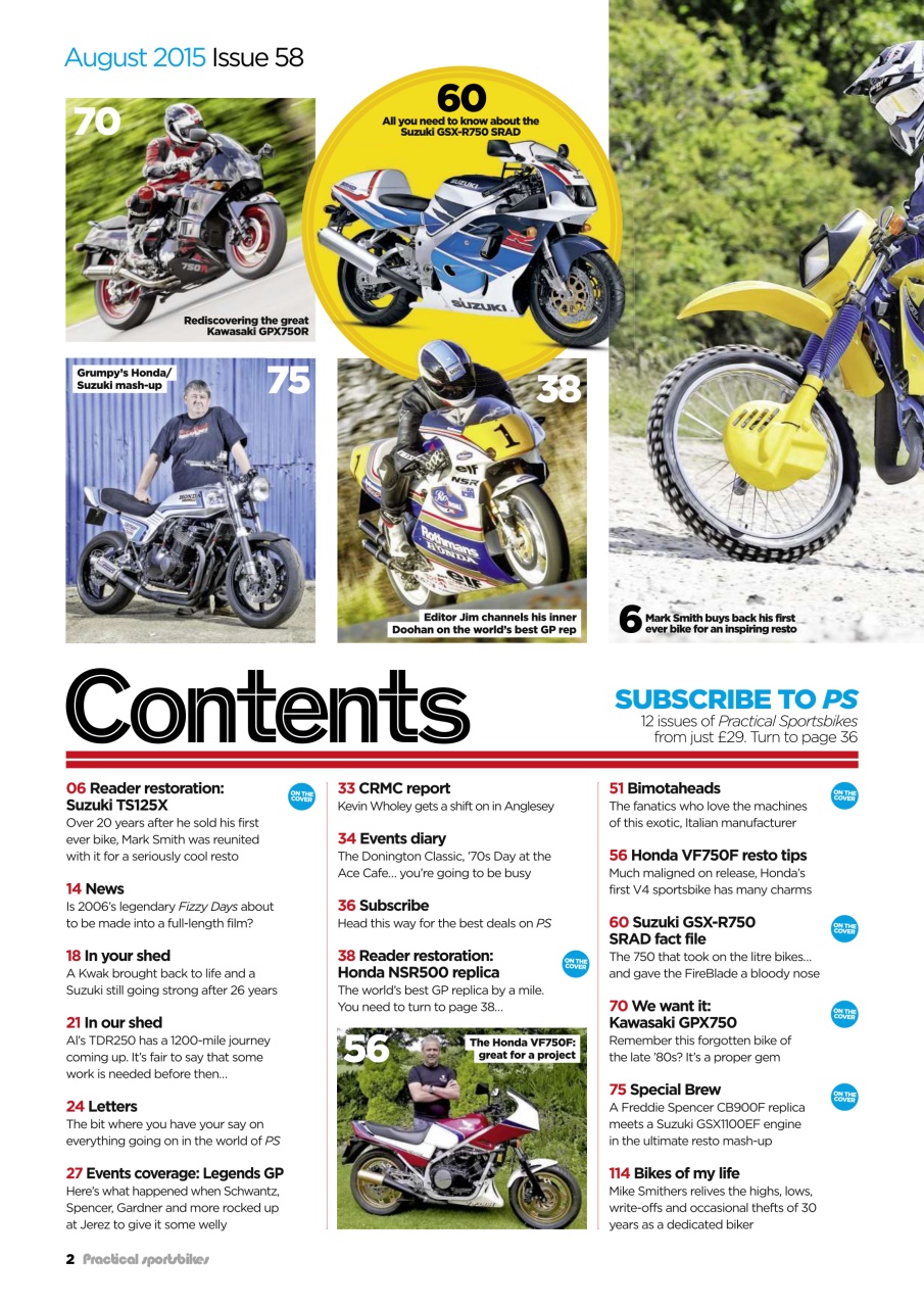 Practical Sportsbikes Preview Pages