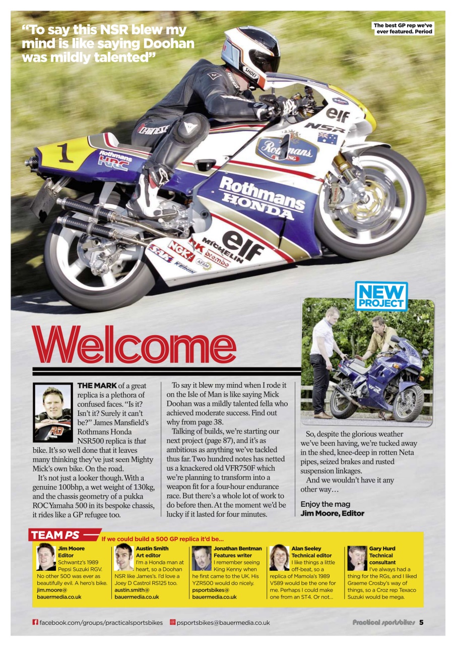 Practical Sportsbikes Preview Pages