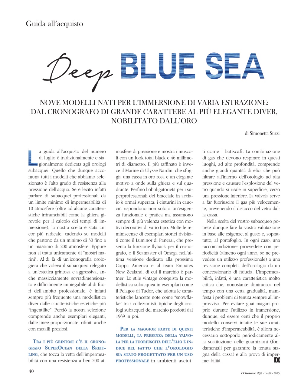 L'Orologio Preview Pages