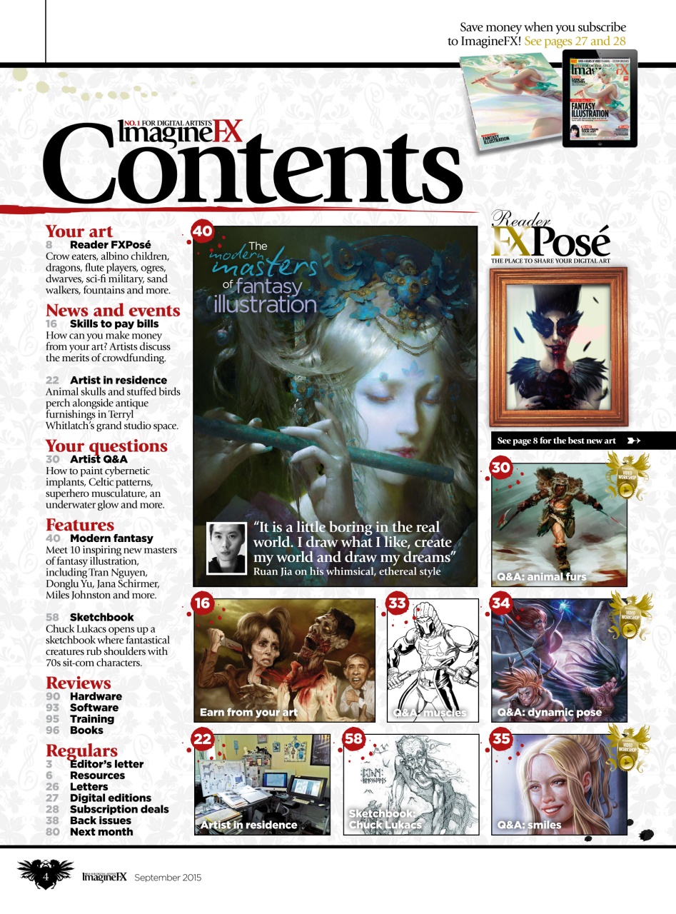 ImagineFX Preview Pages