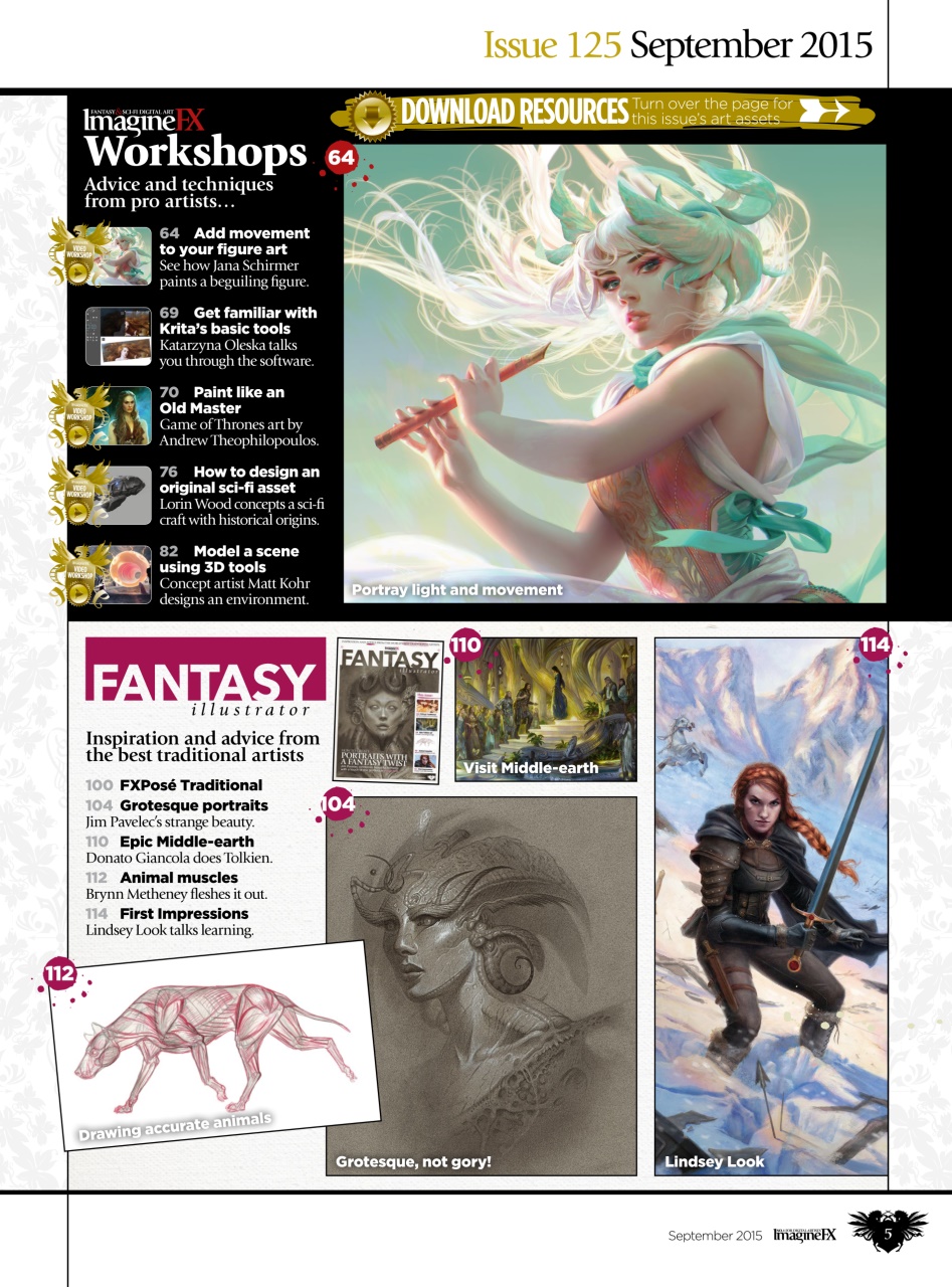 ImagineFX Preview Pages