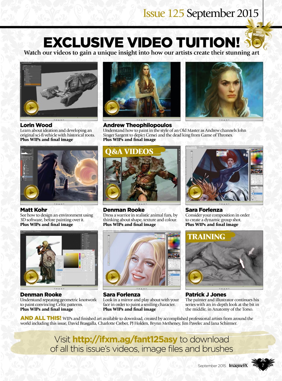 ImagineFX Preview Pages