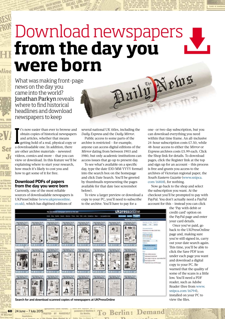 Computer Active Preview Pages