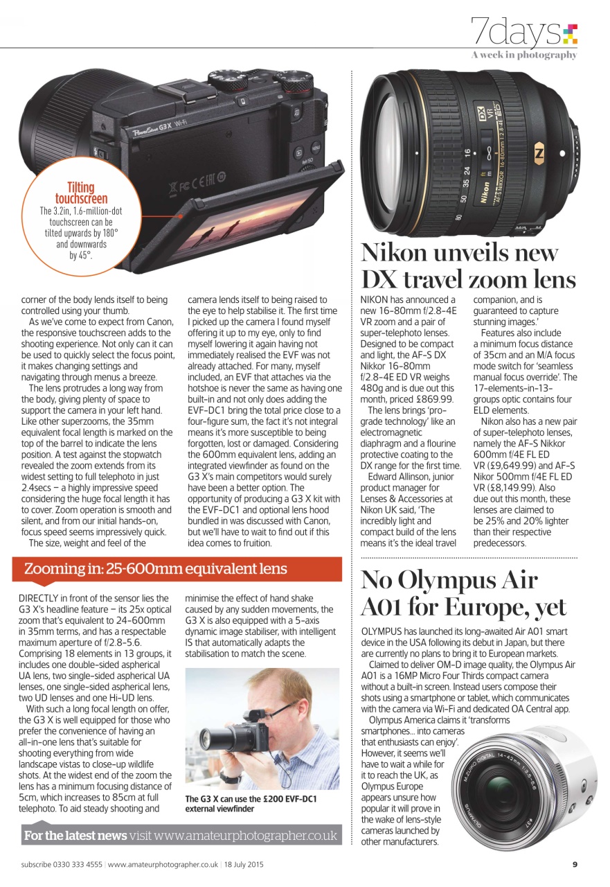 Amateur Photographer Preview Pages