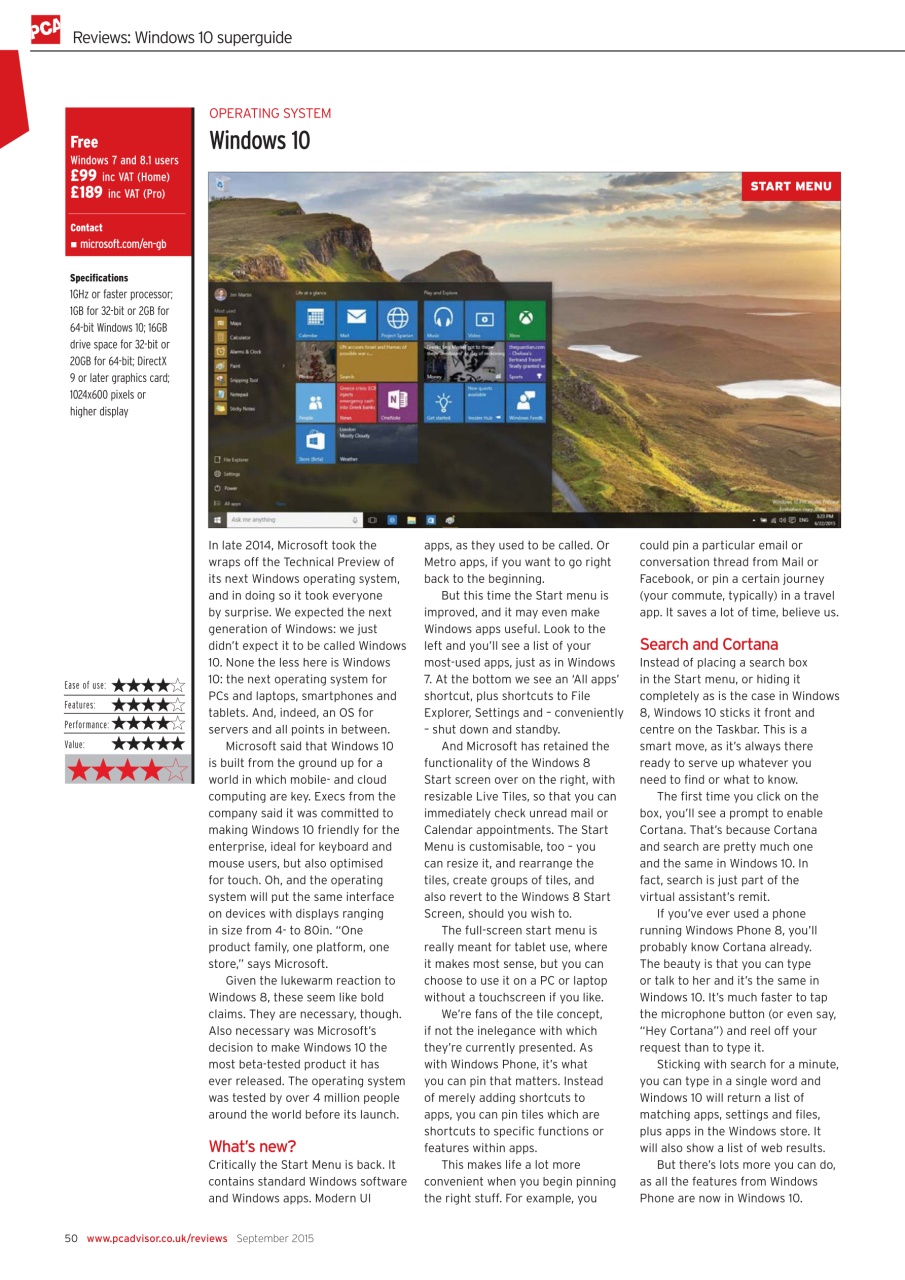 Tech Advisor Preview Pages