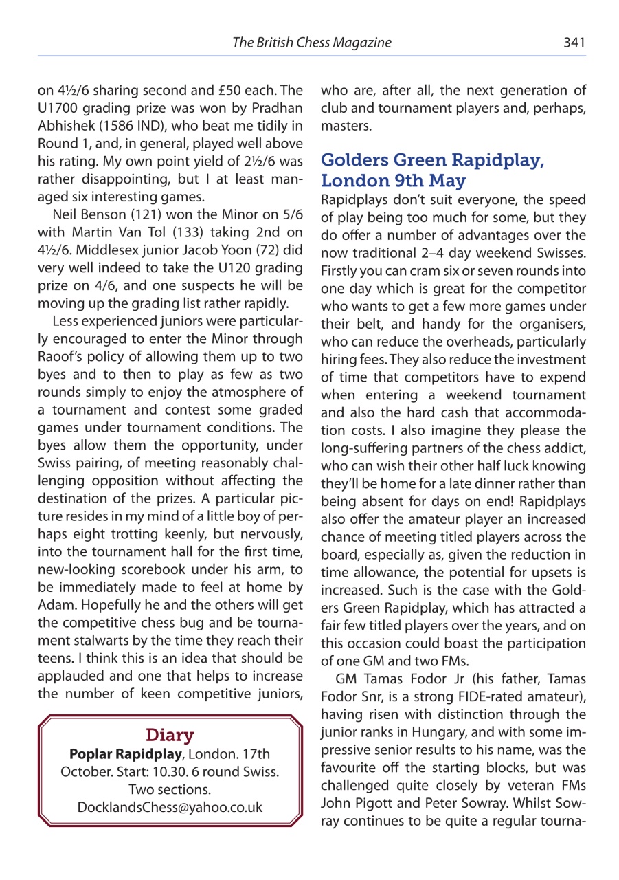 British Chess Magazine Preview Pages