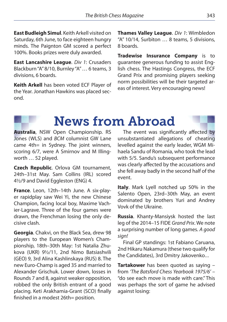 British Chess Magazine Preview Pages