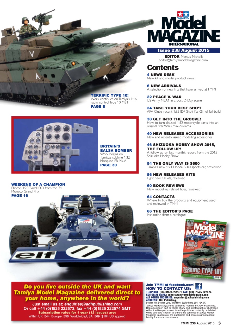 Tamiya Model Magazine Preview Pages