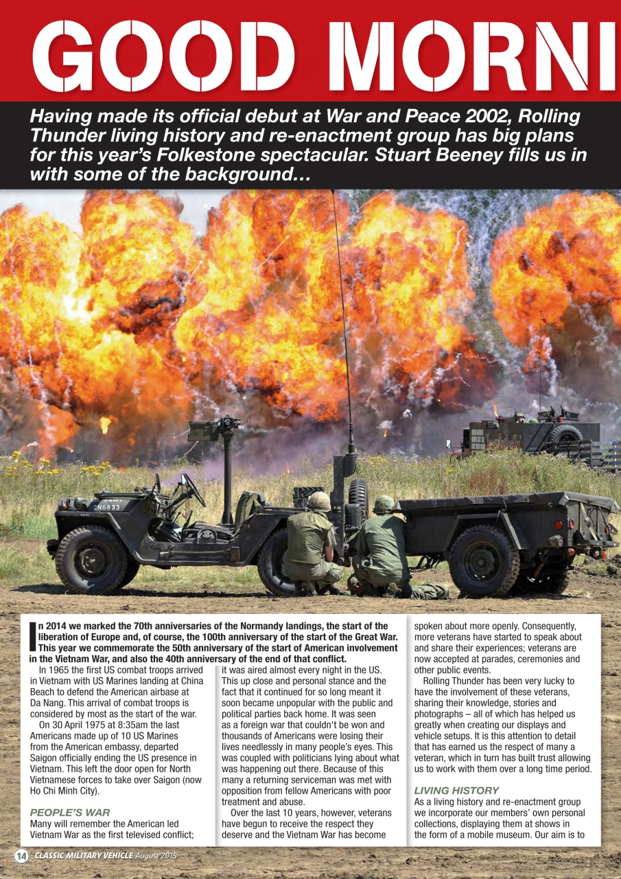 Classic Military Vehicle Preview Pages