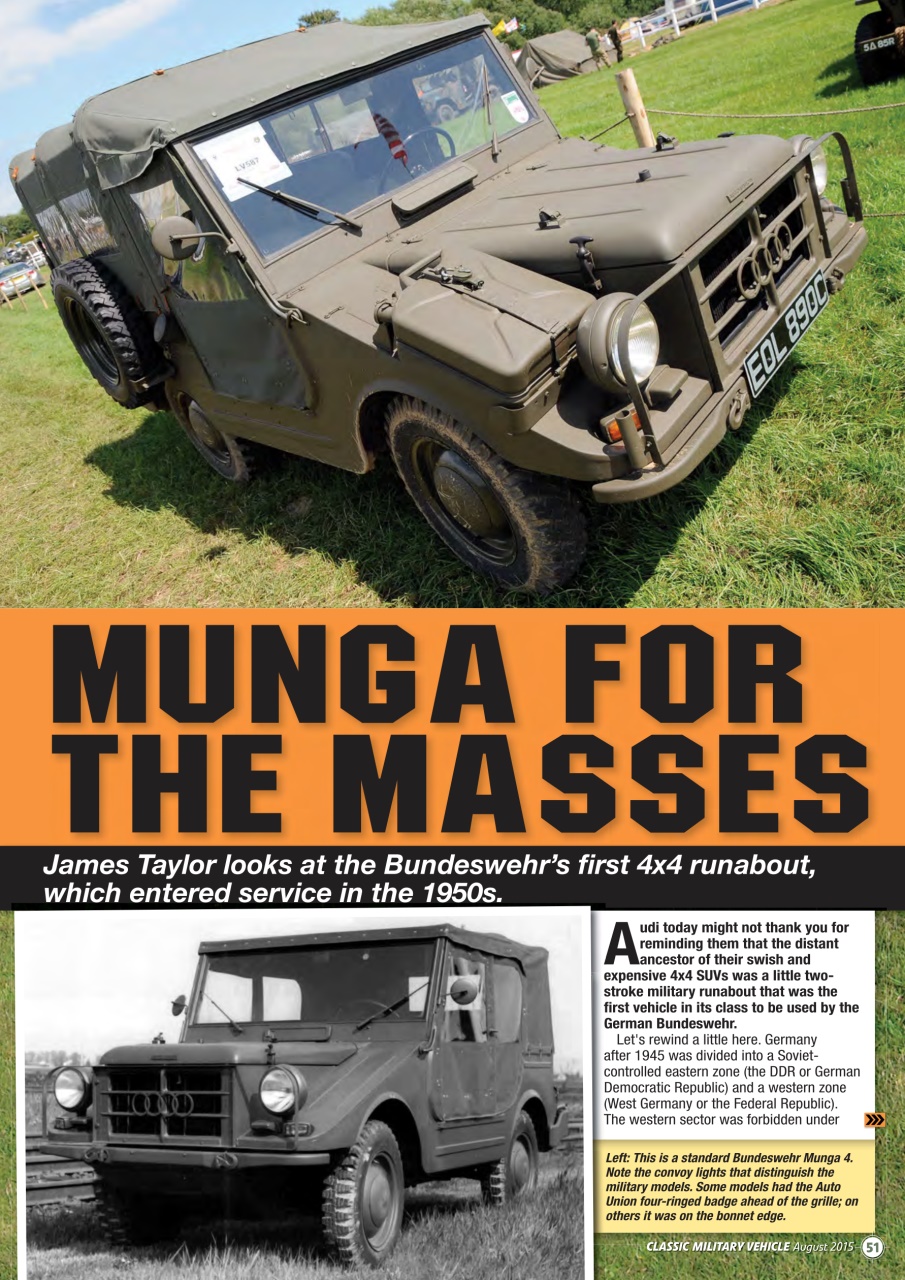 Classic Military Vehicle Preview Pages