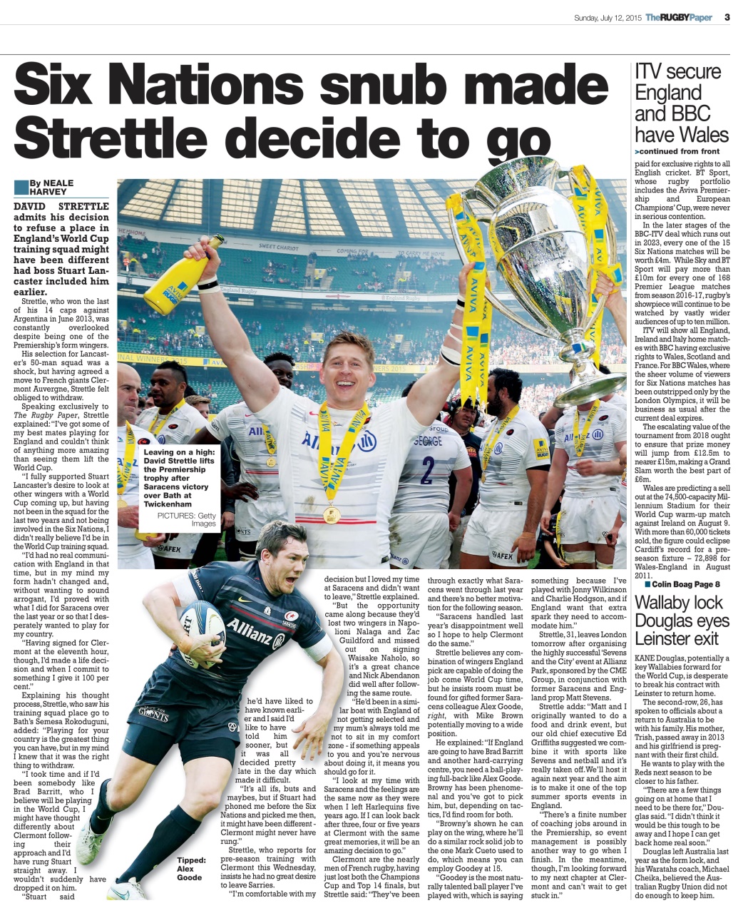 The Rugby Paper Preview Pages