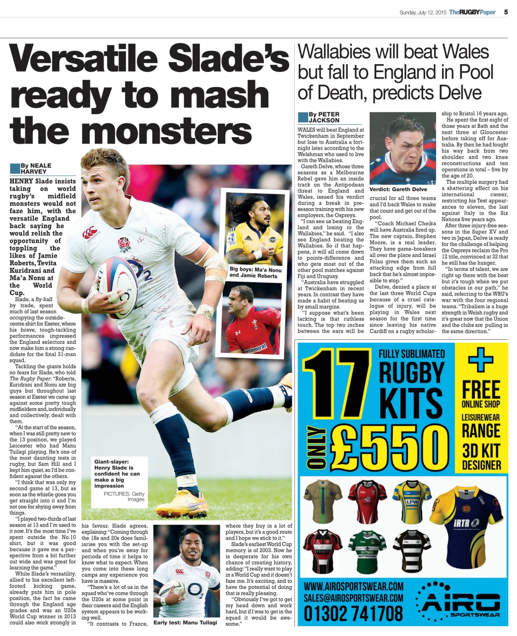 The Rugby Paper Preview Pages