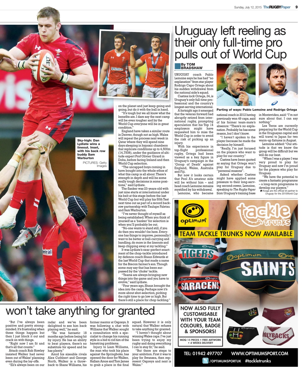 The Rugby Paper Preview Pages