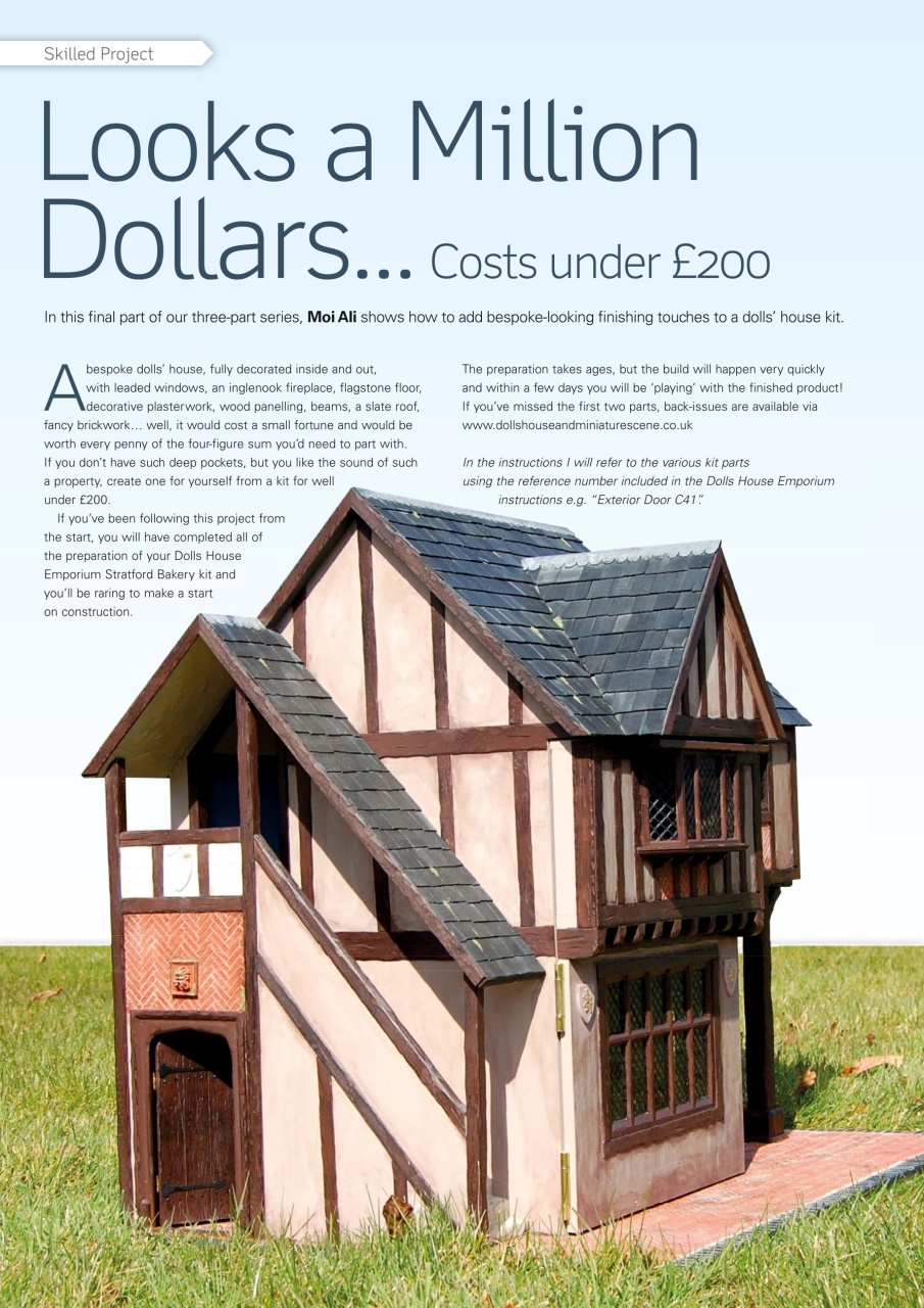 Dolls House and Miniature Scene Preview Pages