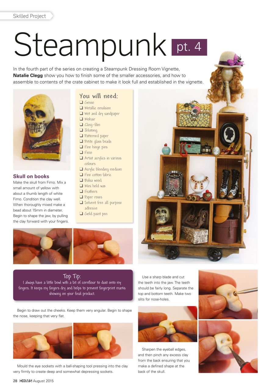 Dolls House and Miniature Scene Preview Pages