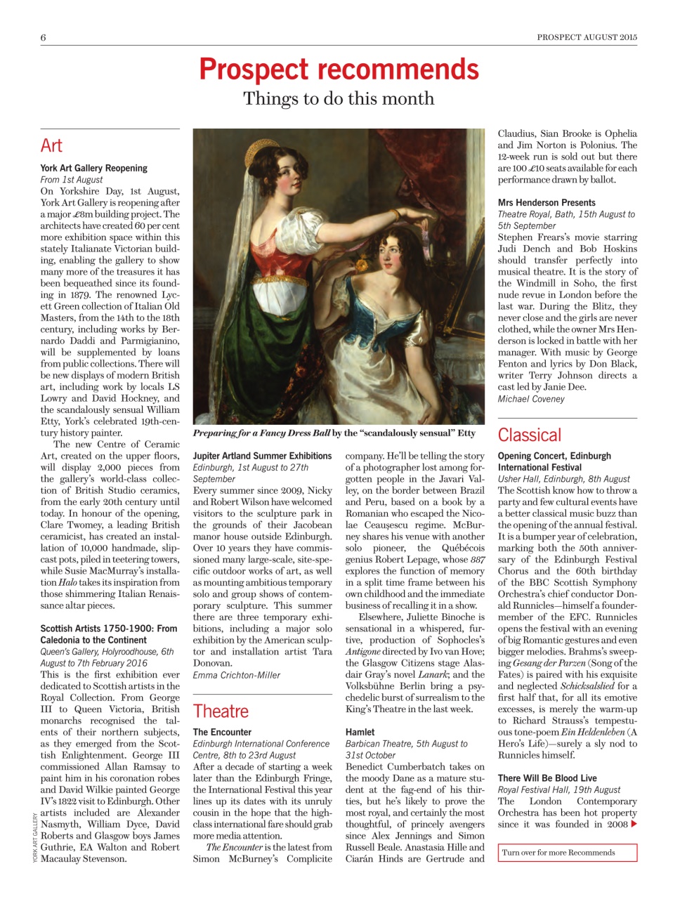 Prospect Magazine Preview Pages