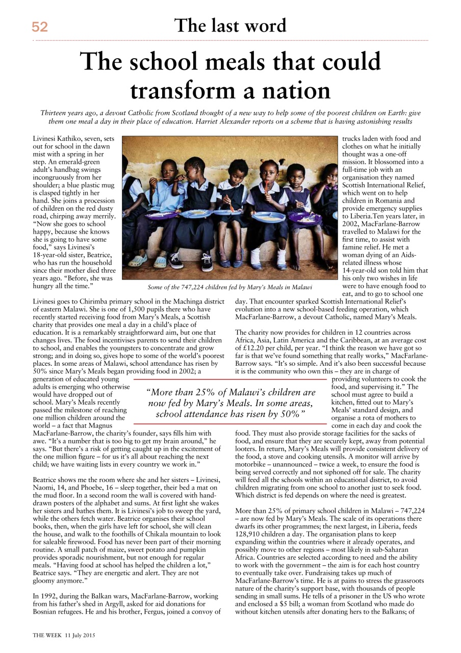 The Week Preview Pages