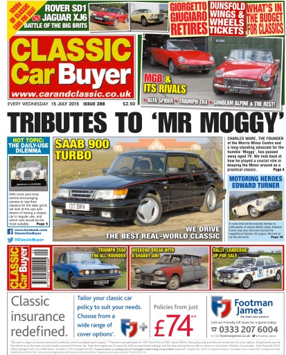 Classic Car Buyer issue 