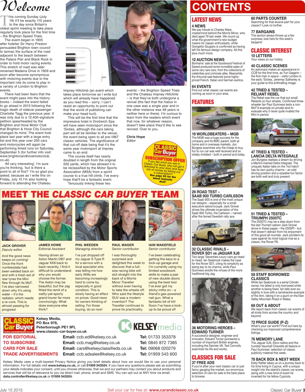 Classic Car Buyer Preview Pages