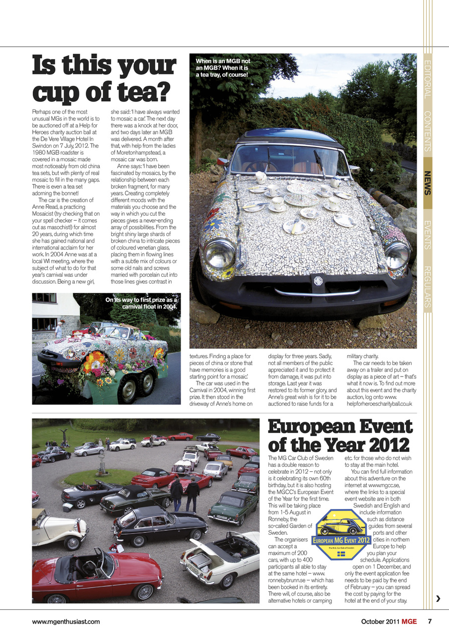 MG Enthusiast Preview Pages