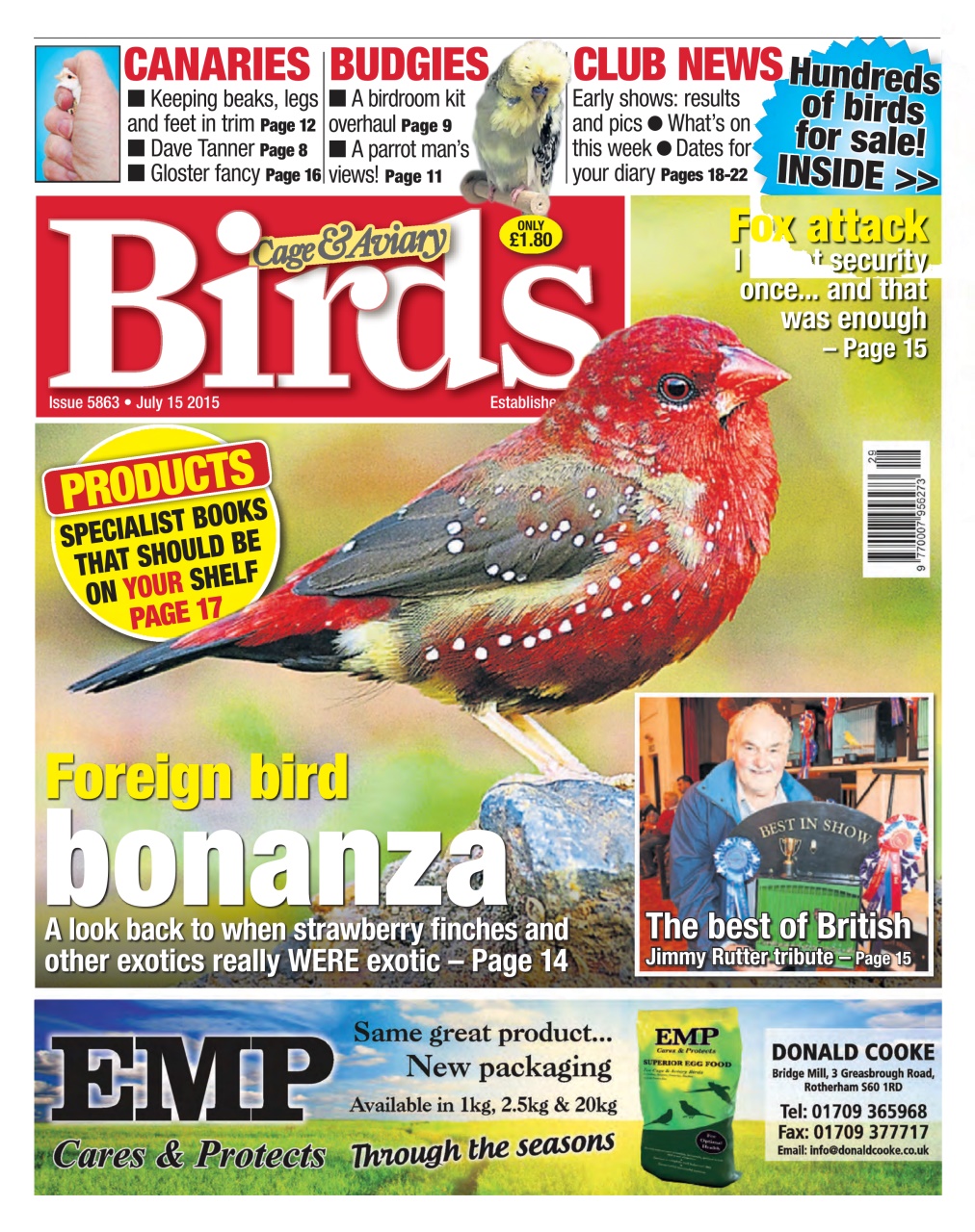 Cage & Aviary Birds Preview Pages