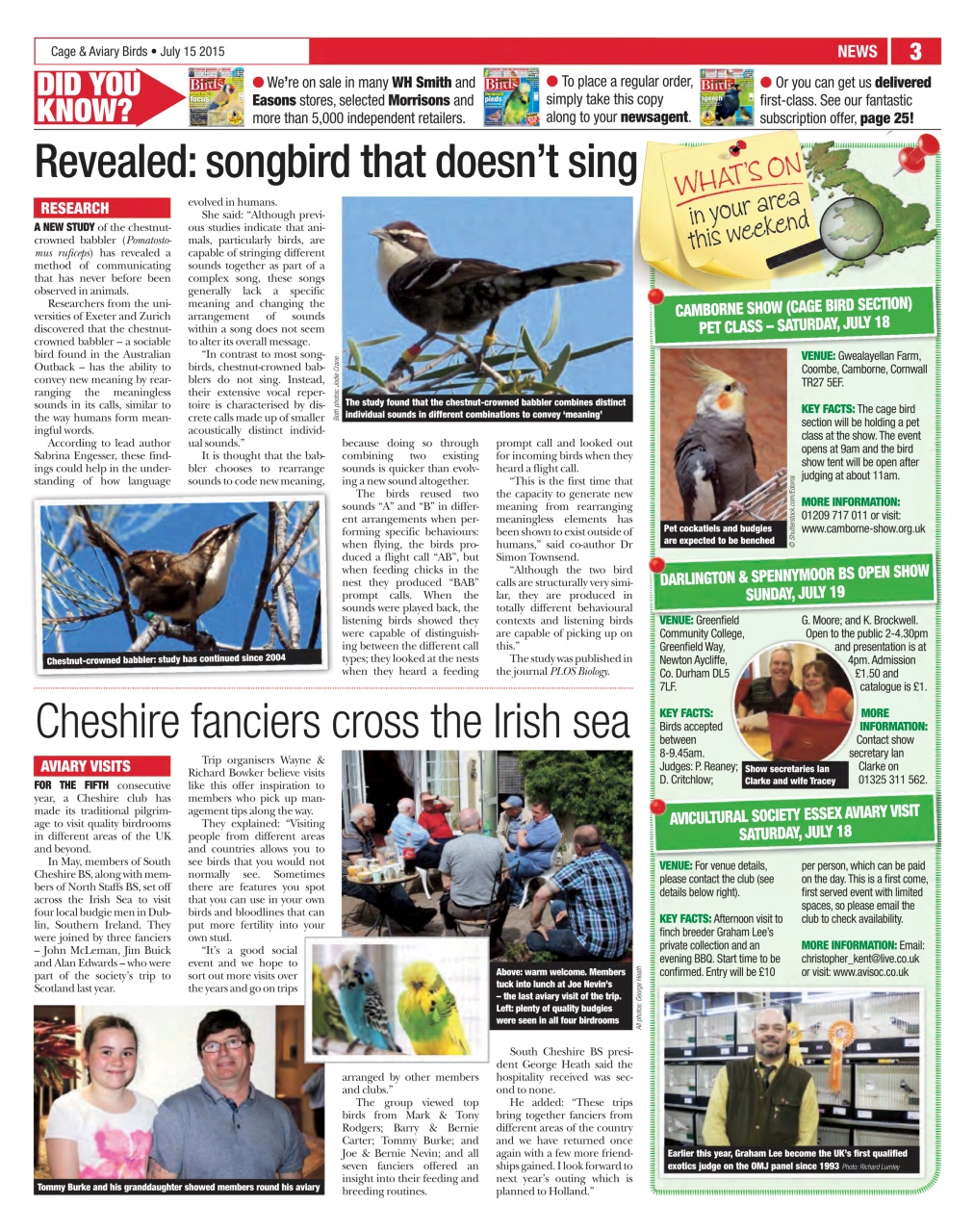 Cage & Aviary Birds Preview Pages