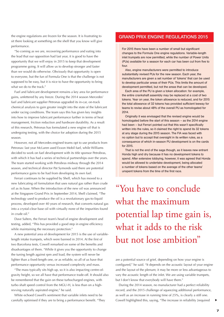 Race Engine Technology Preview Pages