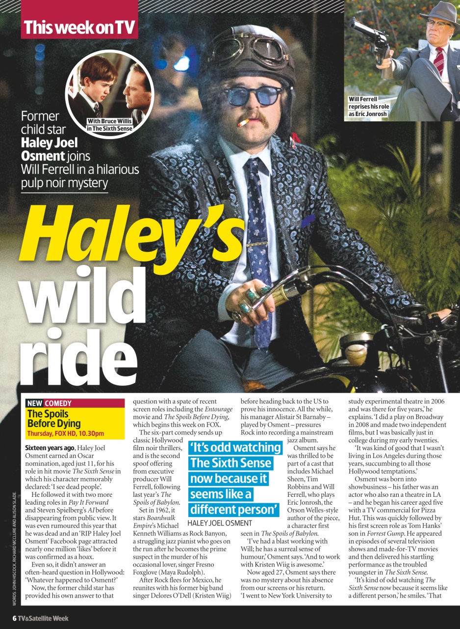 TV & Satellite Week Preview Pages