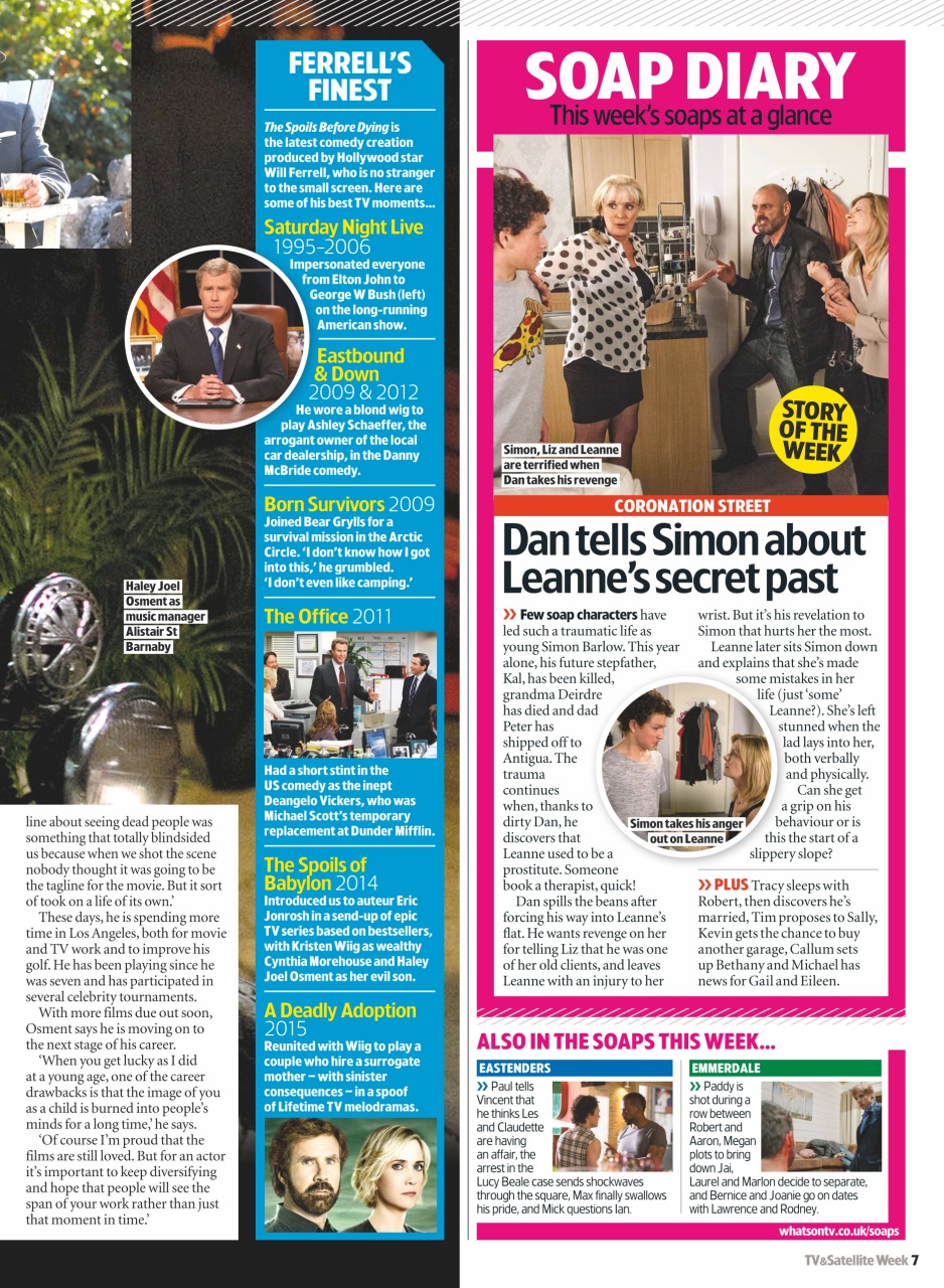 TV & Satellite Week Preview Pages