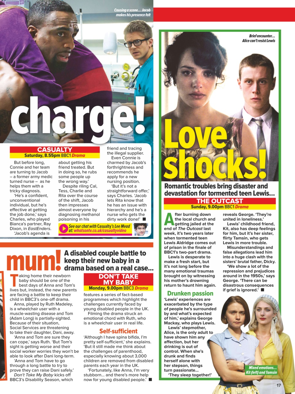 What's on TV Preview Pages