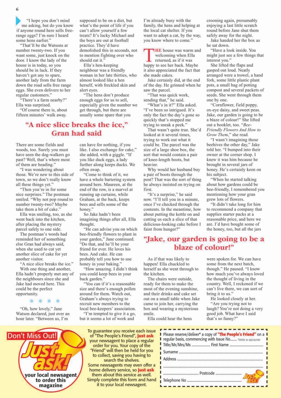 The People’s Friend Preview Pages