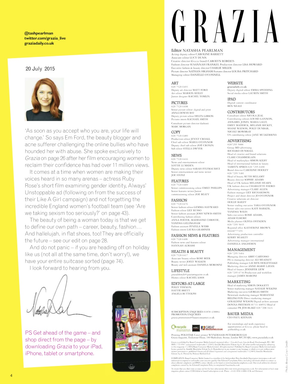 Grazia Preview Pages