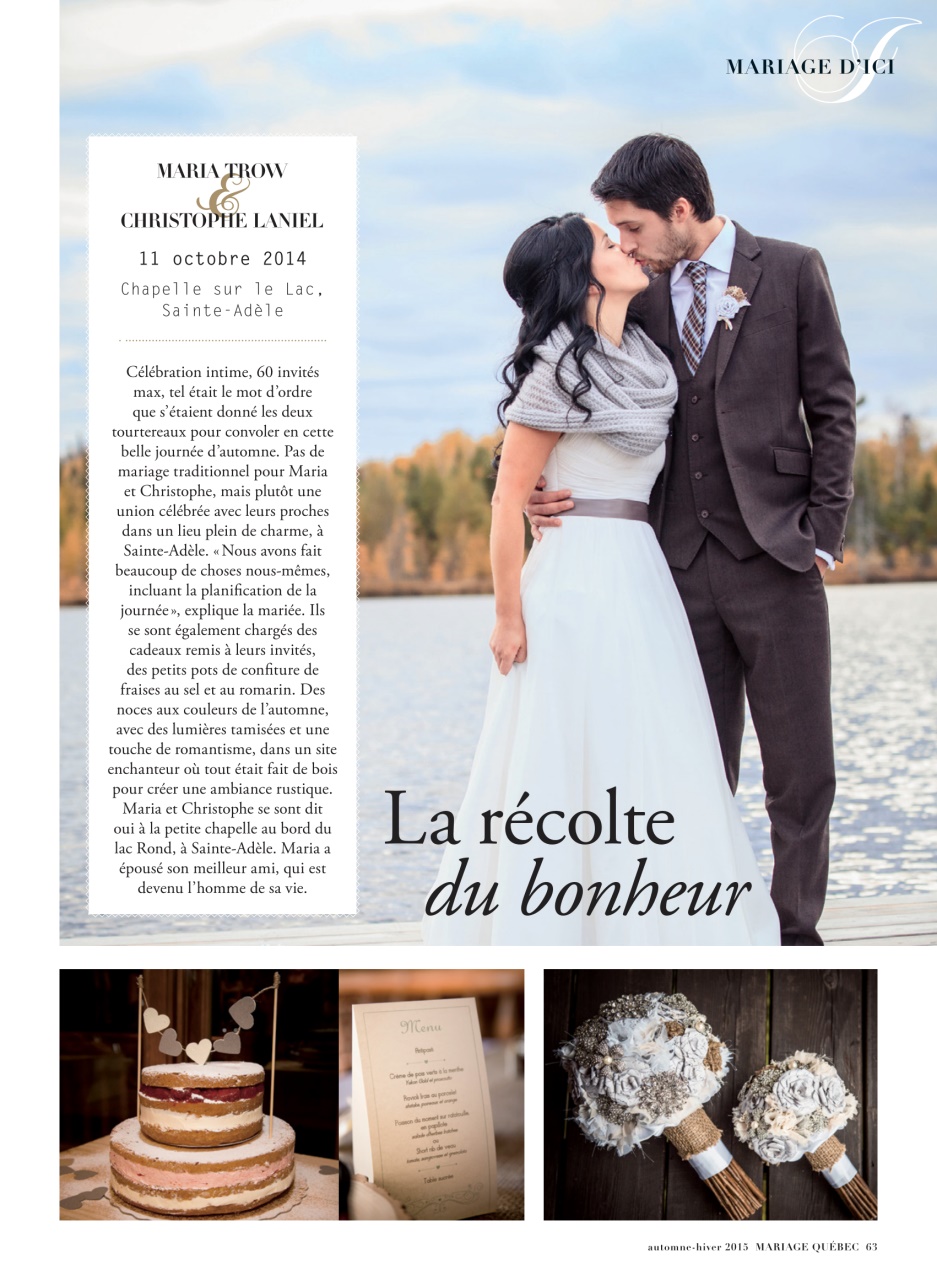 Mariage Quebec Preview Pages