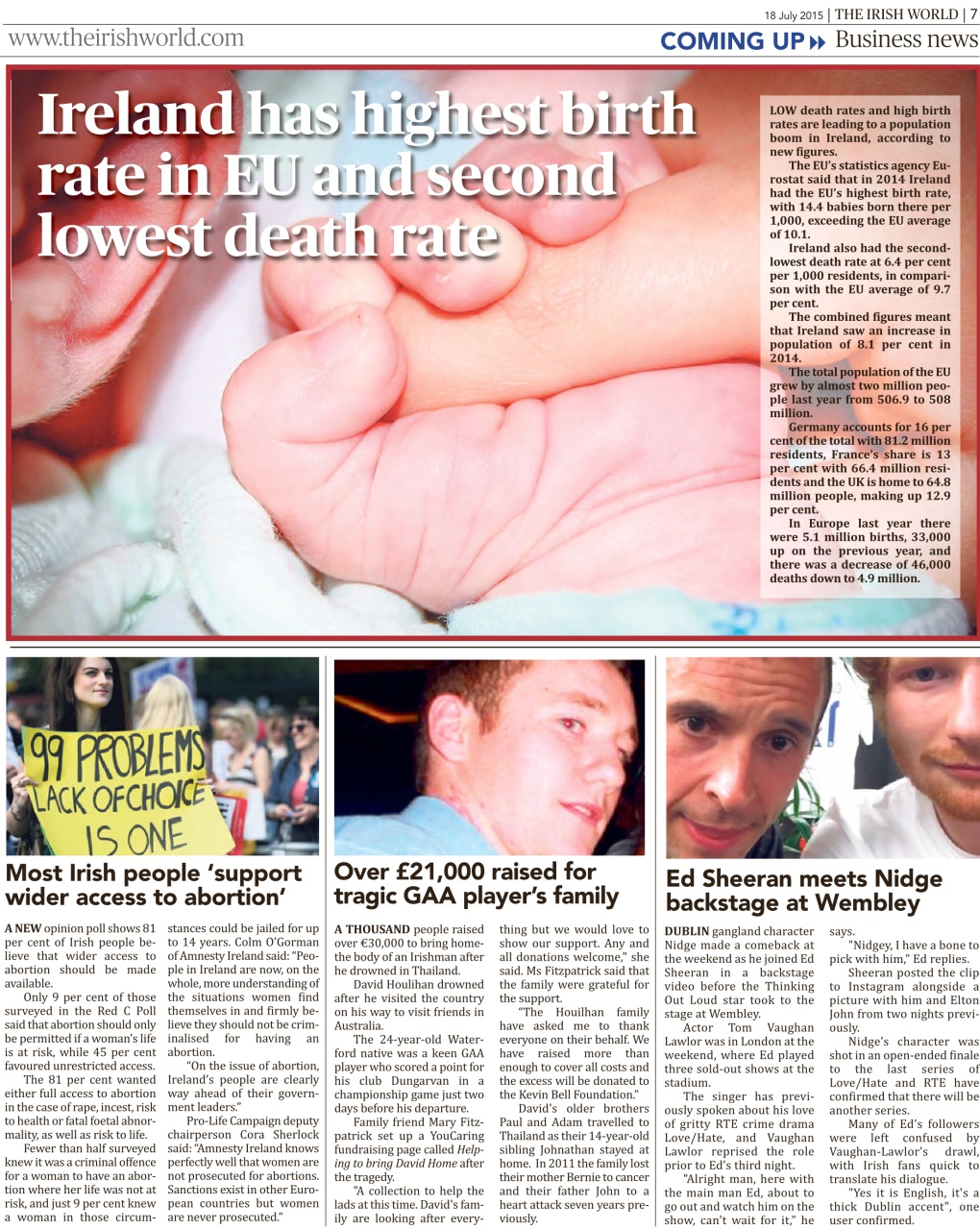 Irish World Preview Pages