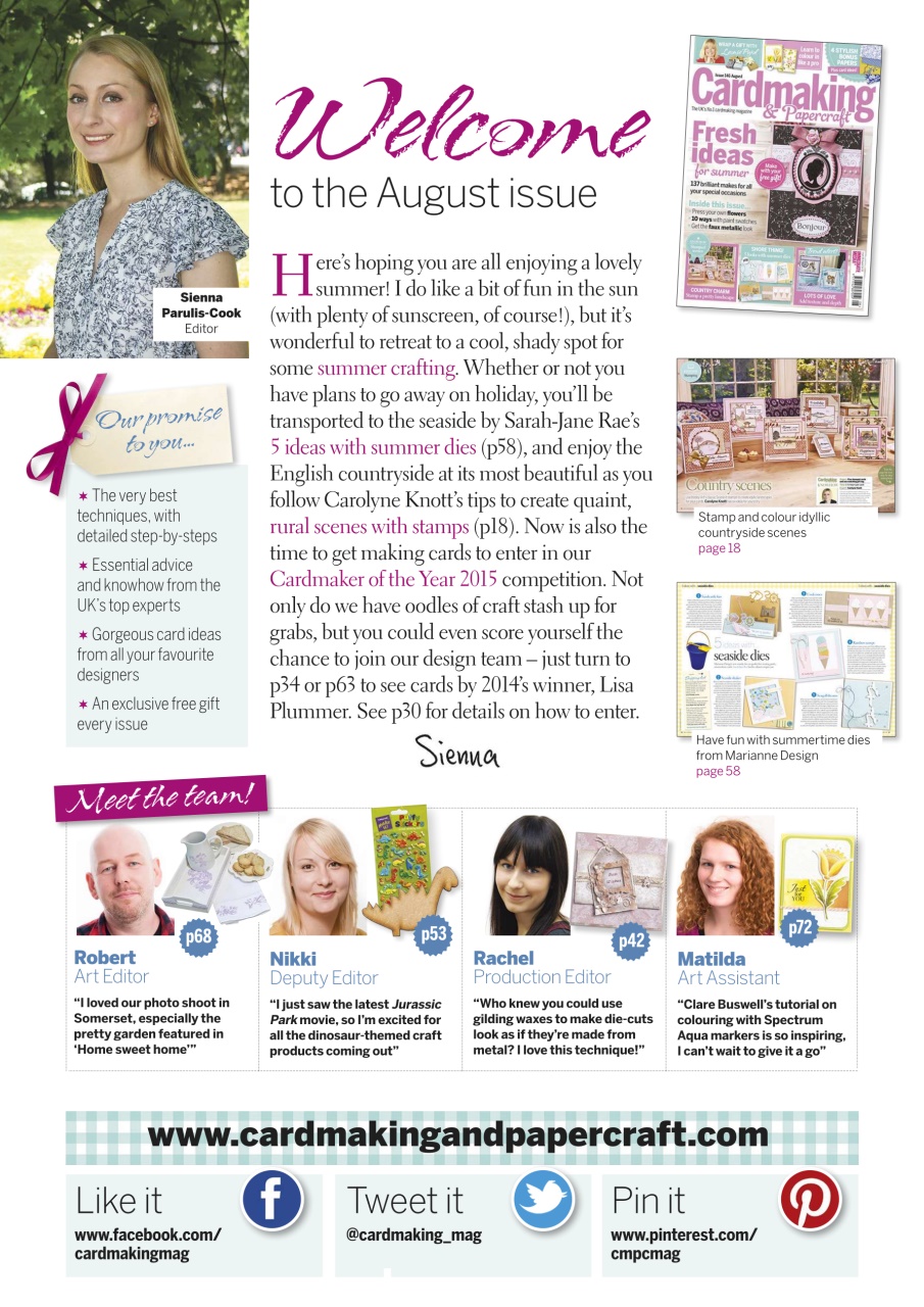 Cardmaking & Papercraft Preview Pages