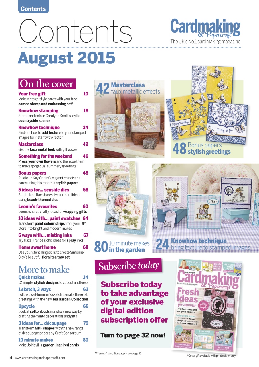 Cardmaking & Papercraft Preview Pages