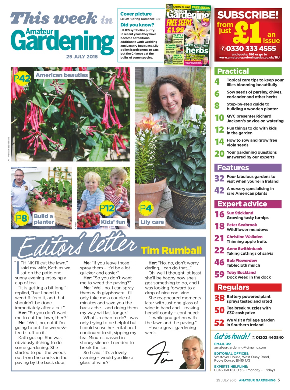 Amateur Gardening Preview Pages