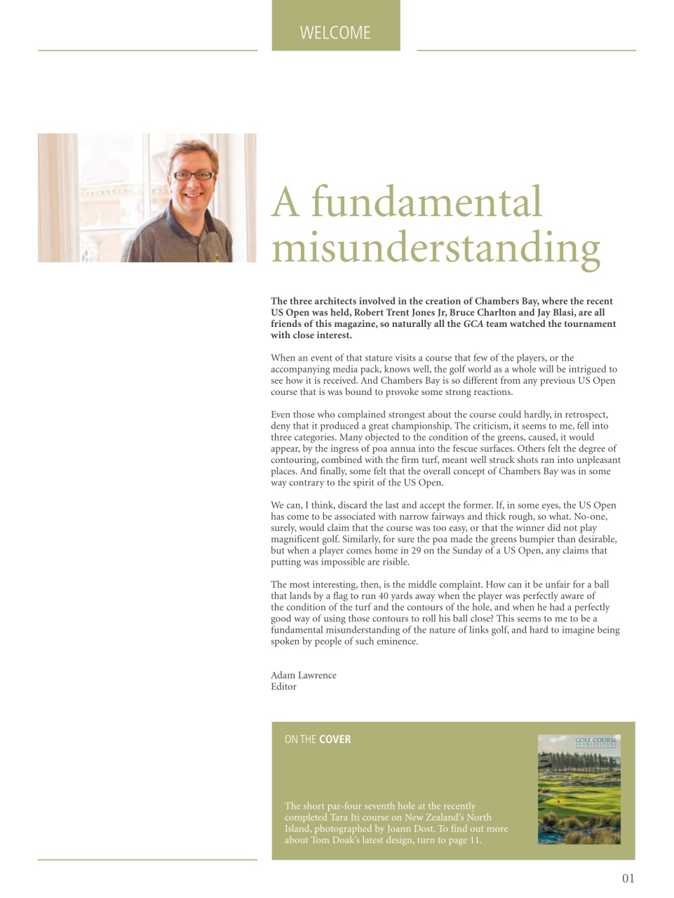 Golf Course Architecture Preview Pages