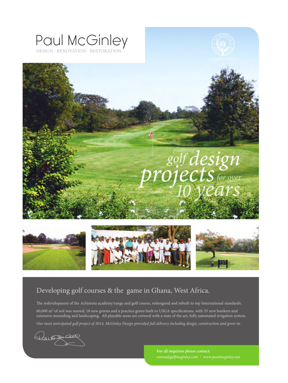 Golf Course Architecture Preview Pages