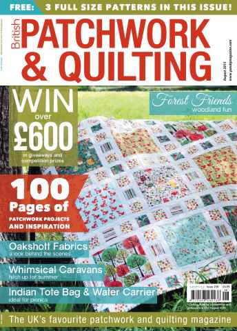 Patchwork and Quilting issue August 2015