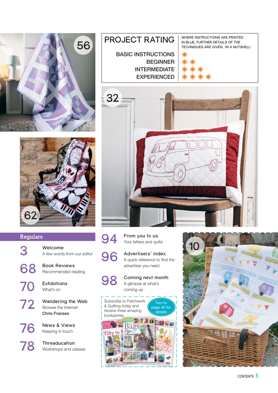 Patchwork and Quilting Preview Pages