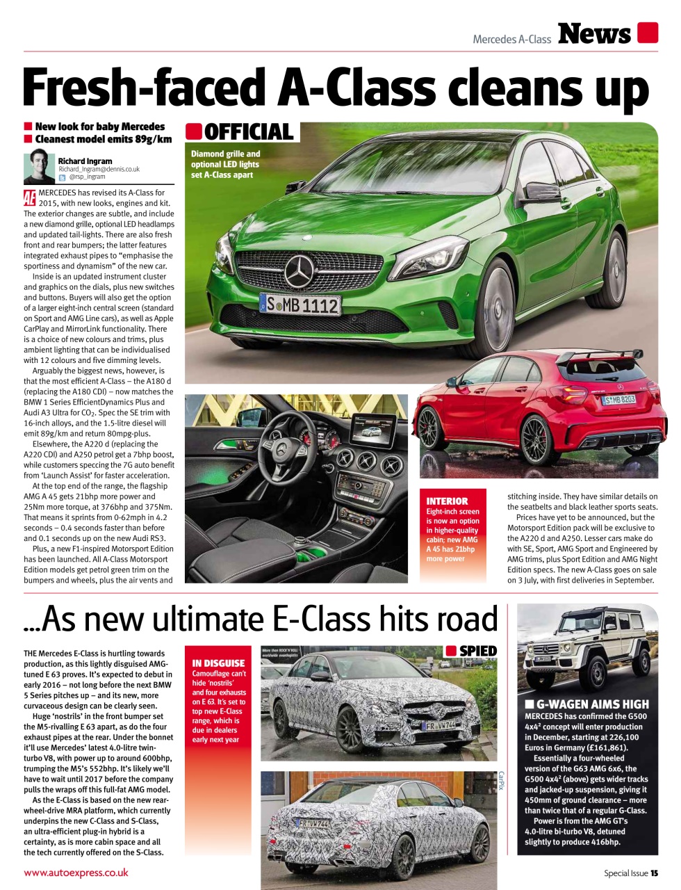 Auto Express Preview Pages