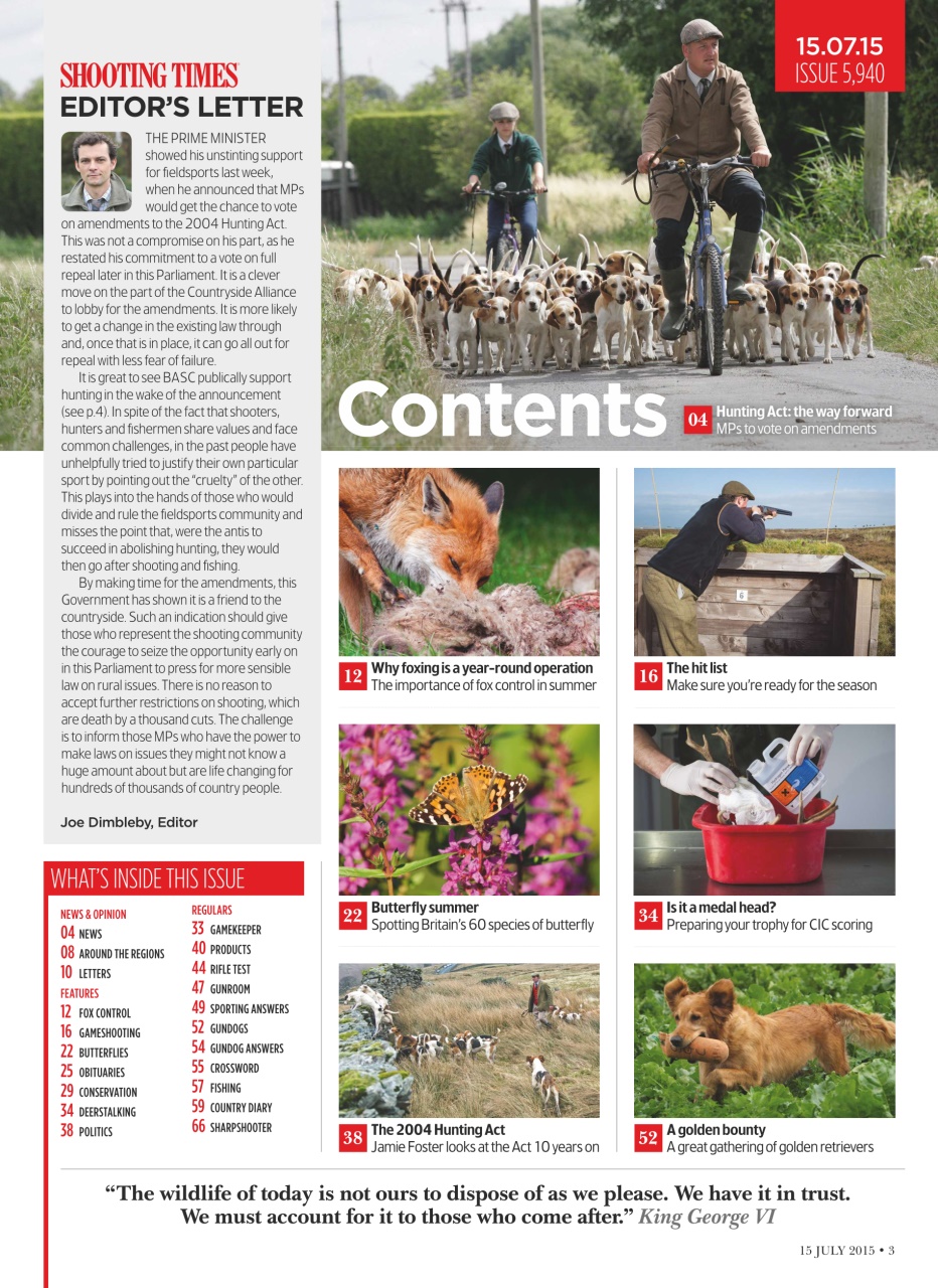 Shooting Times & Country Preview Pages