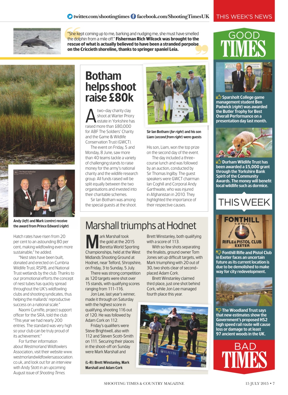 Shooting Times & Country Preview Pages