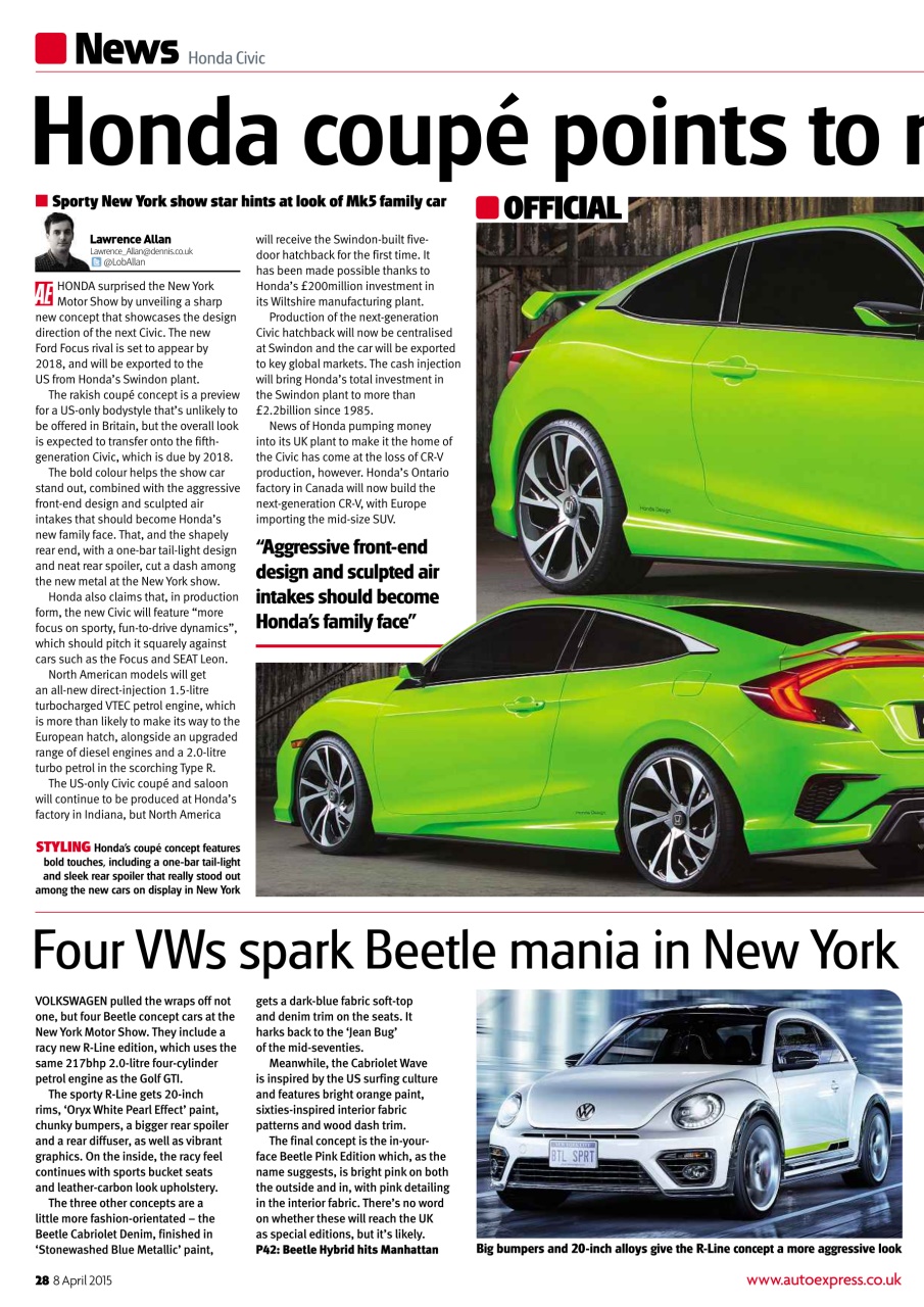 Auto Express Preview Pages