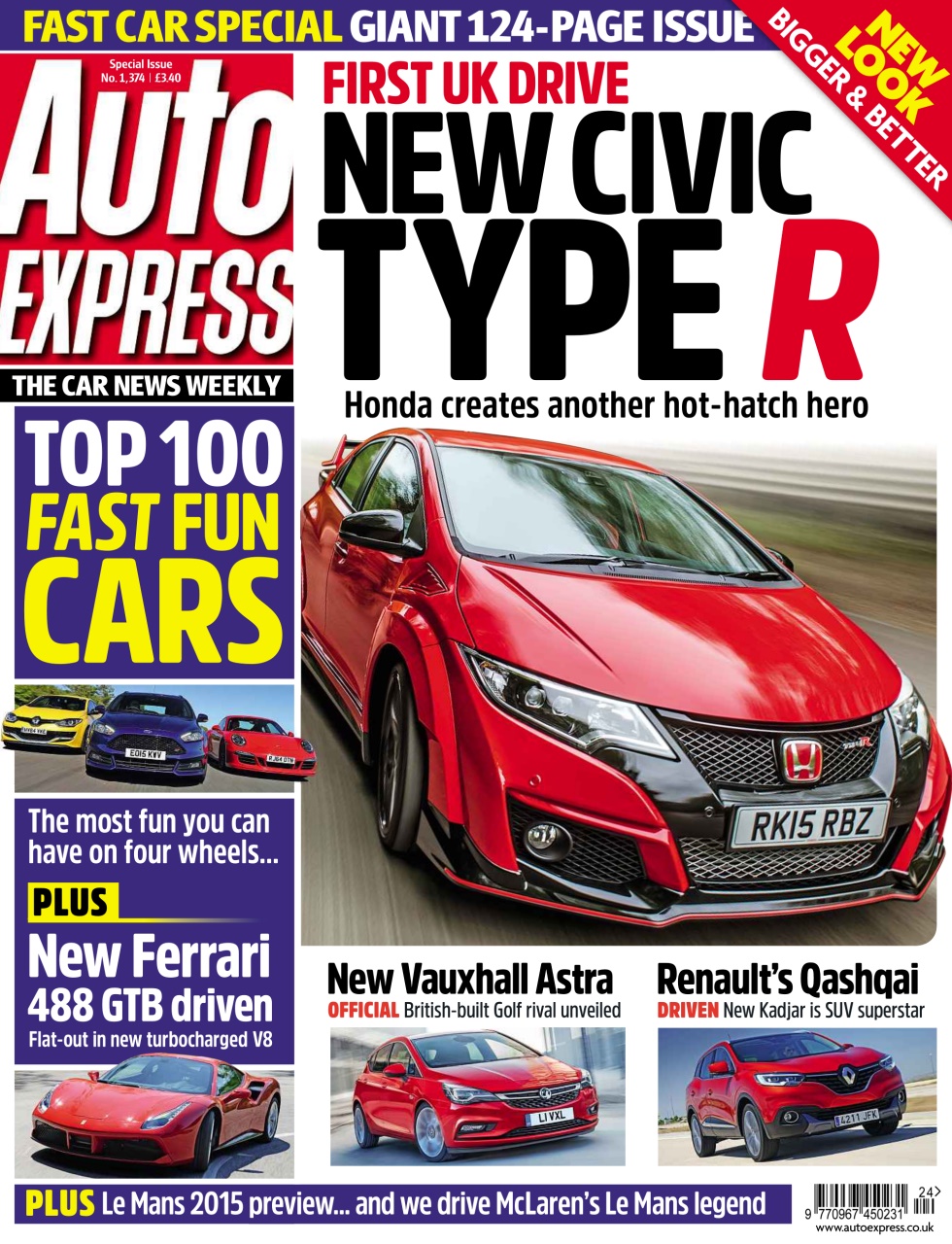 Auto Express Preview Pages