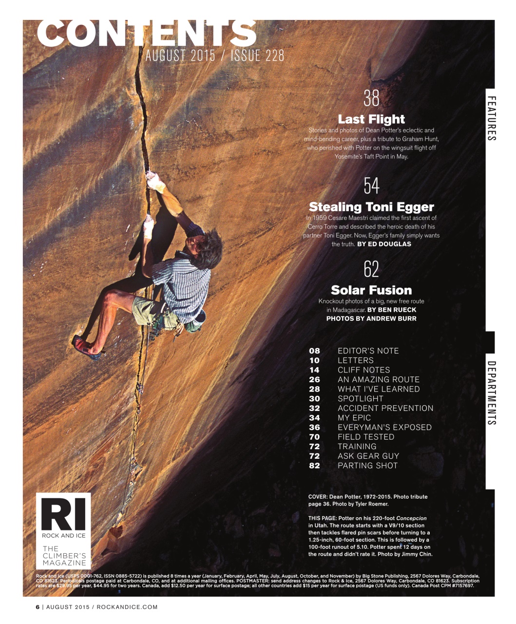 Rock and Ice Preview Pages