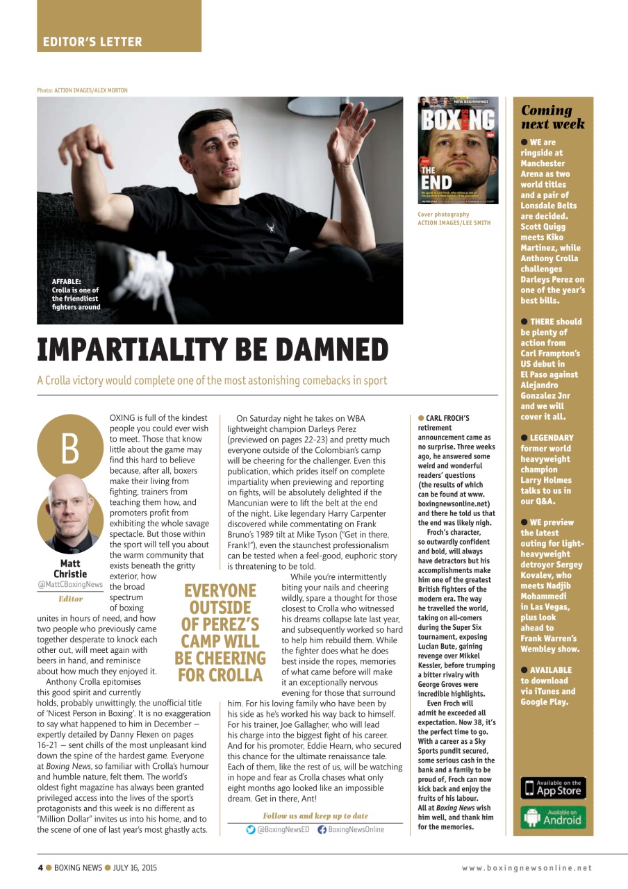 Boxing News Preview Pages