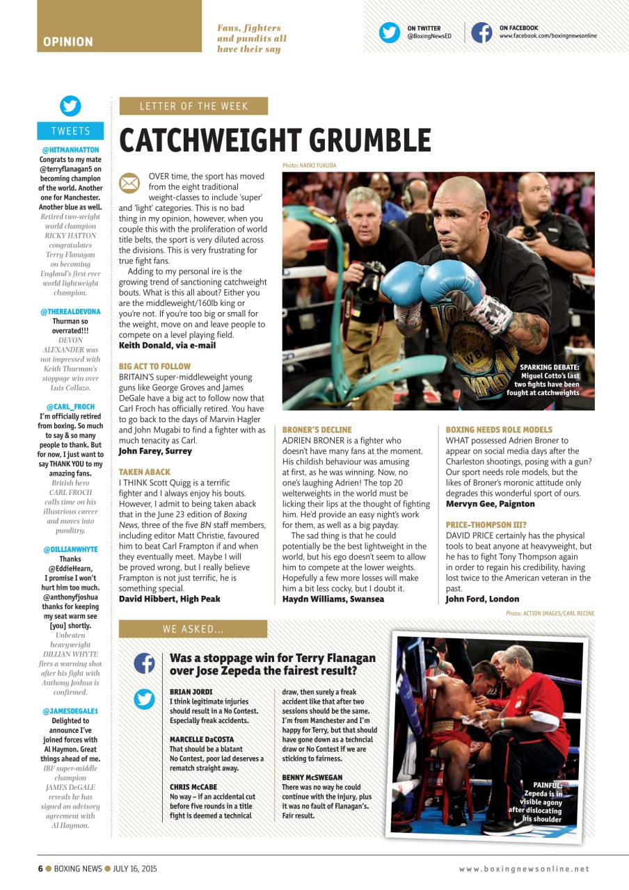 Boxing News Preview Pages