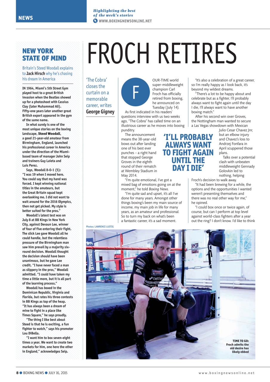 Boxing News Preview Pages